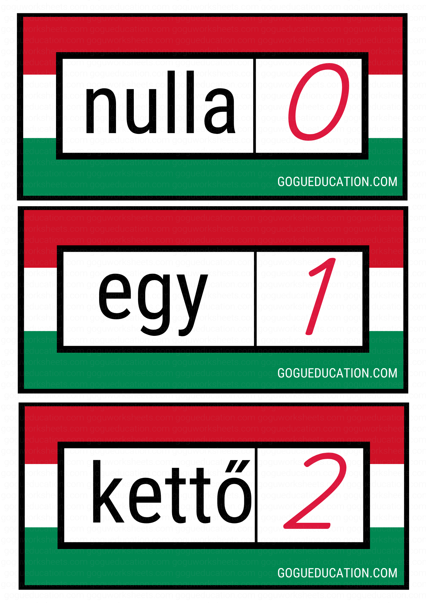 How to count Hungarian