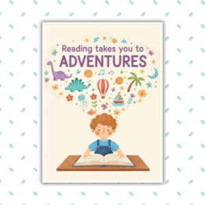 Reading Corner Educational Poster Gogu Education