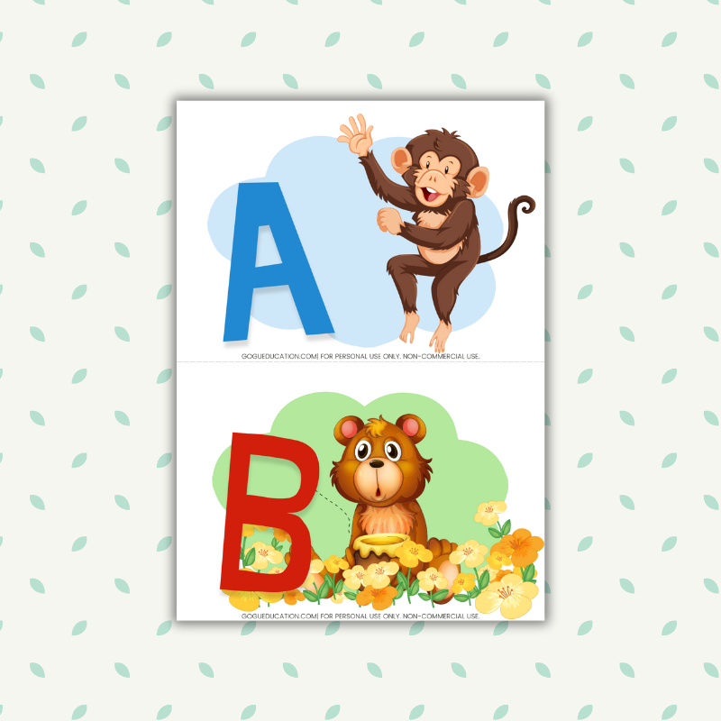 German Alphabet Flashcards