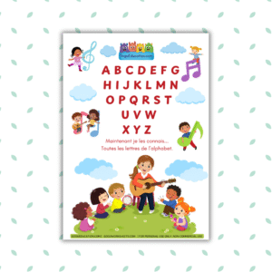 French Nursery Rhyme Comptine La chanson de l'alphabet