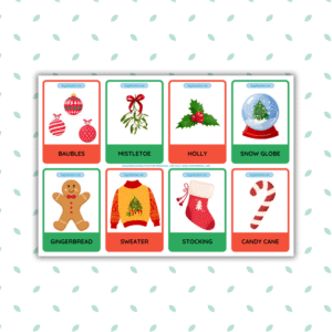 Christmas Words Flashcards